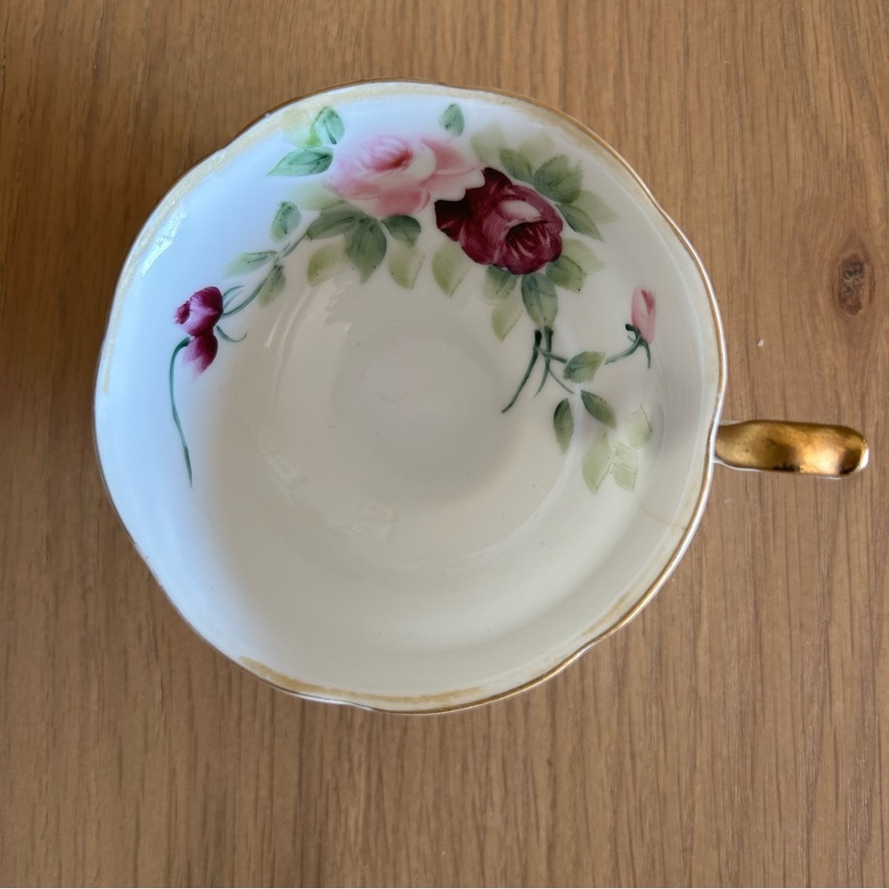 Demitasse Cup and Saucer made by Lefton - Picture 3 of 5